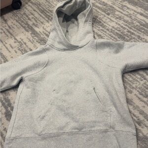 lululemon athletica Light Gray Hooded Sweatshirt